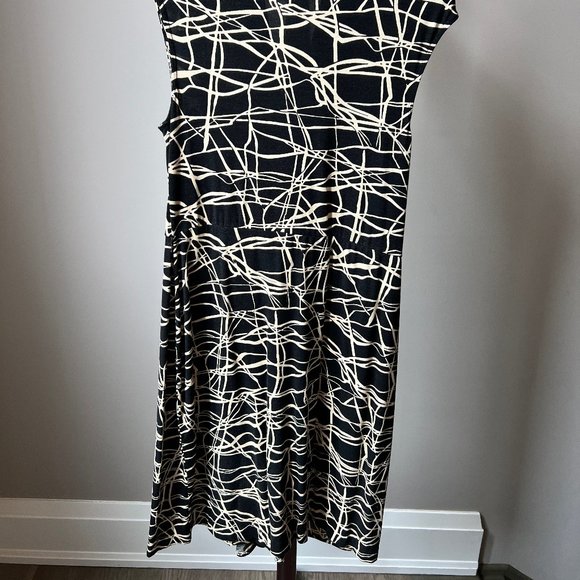 Anne Klein Faux Wrap Dress - Size L - Picture 4 of 4